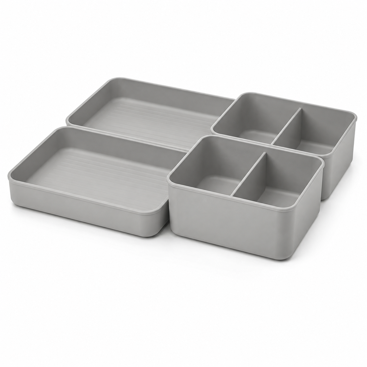 Modulare Packstation-Sortierschalen – Gesamtfläche ca. 40 × 30 × 5 cm